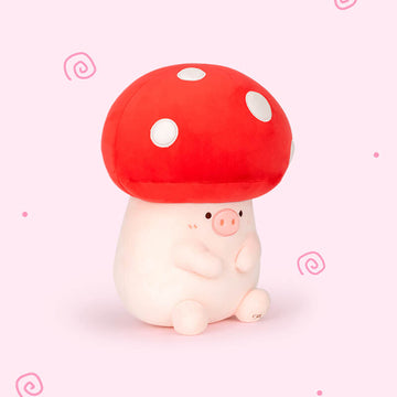Mushroom Pig Mix Stuffed Animal Plush Toy
